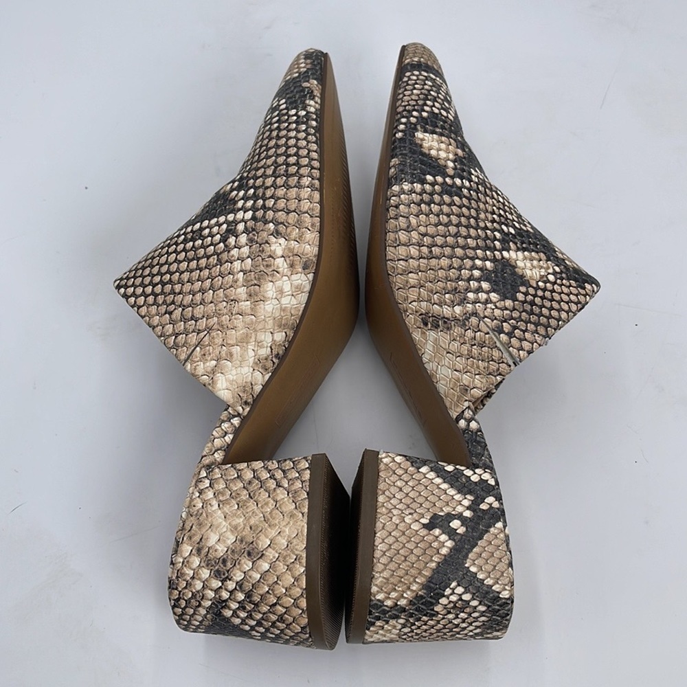 Steve Madden Follow Snake Print Pointed Toe Mules - image 6